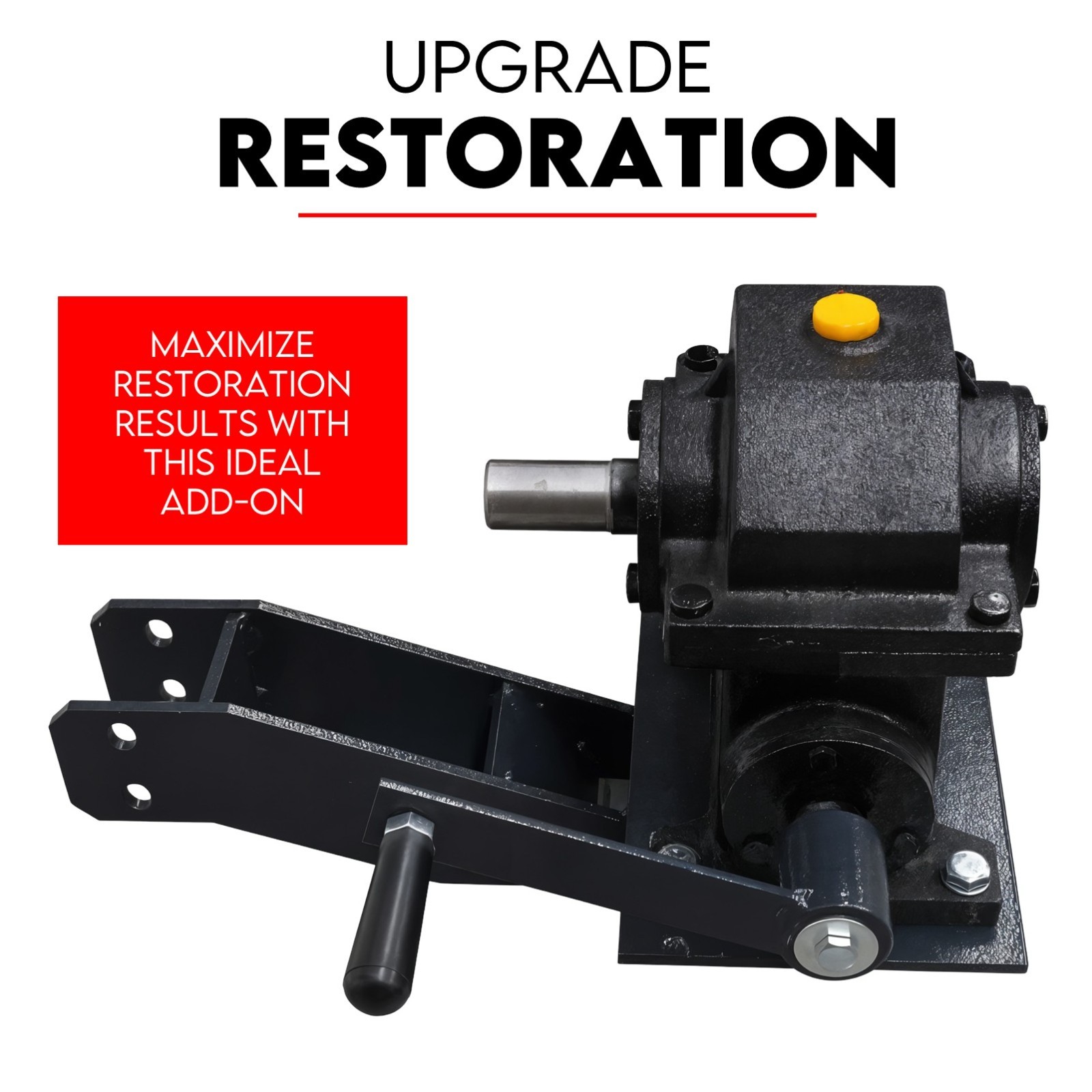 Gear Box Drive Rotation Conversion Kit for Car Rotisserie 4500LBS Auto Repair view 2