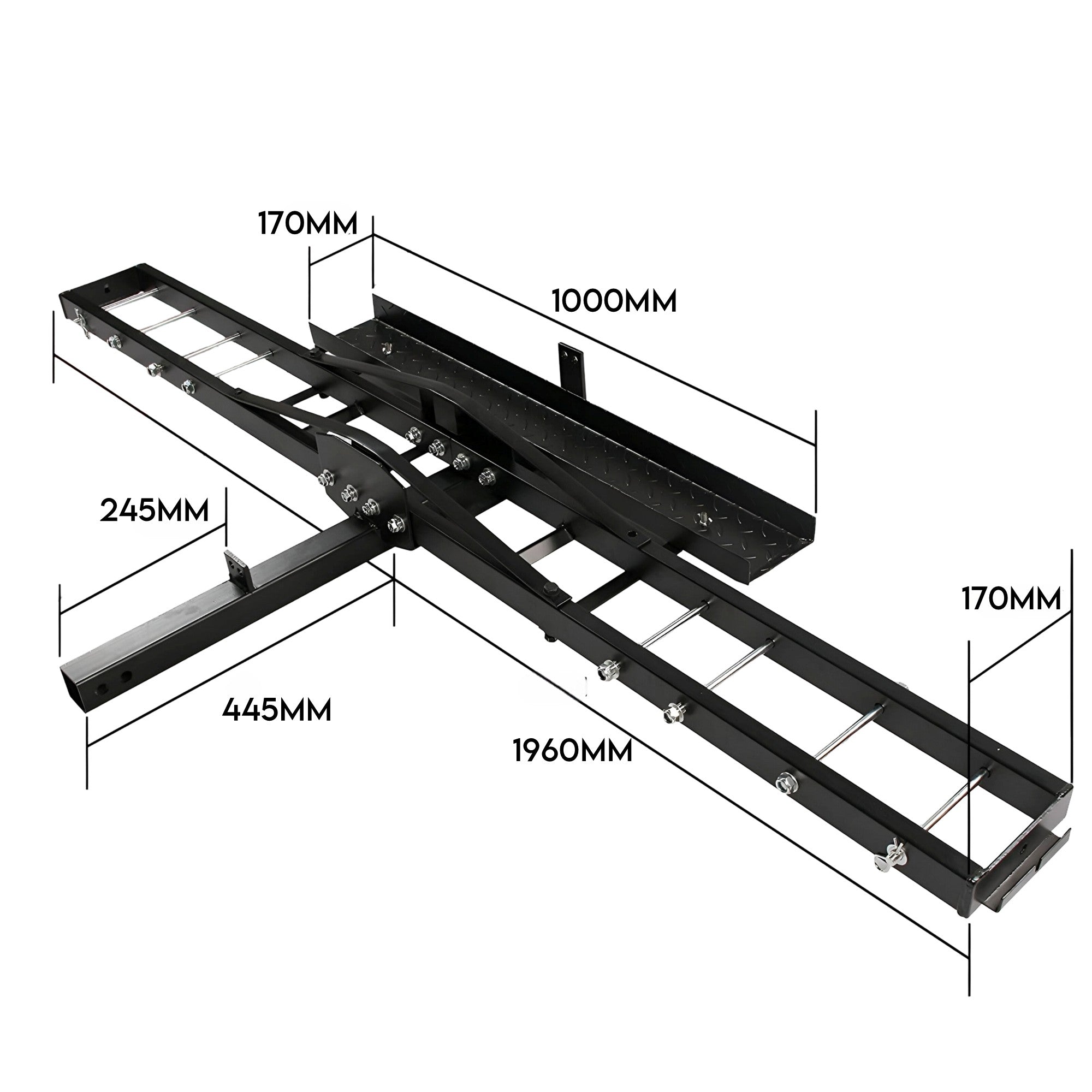 Motorcycle Motorbike Carrier Rack Towbar Arm Rack Dirt Bike Ramp view 8