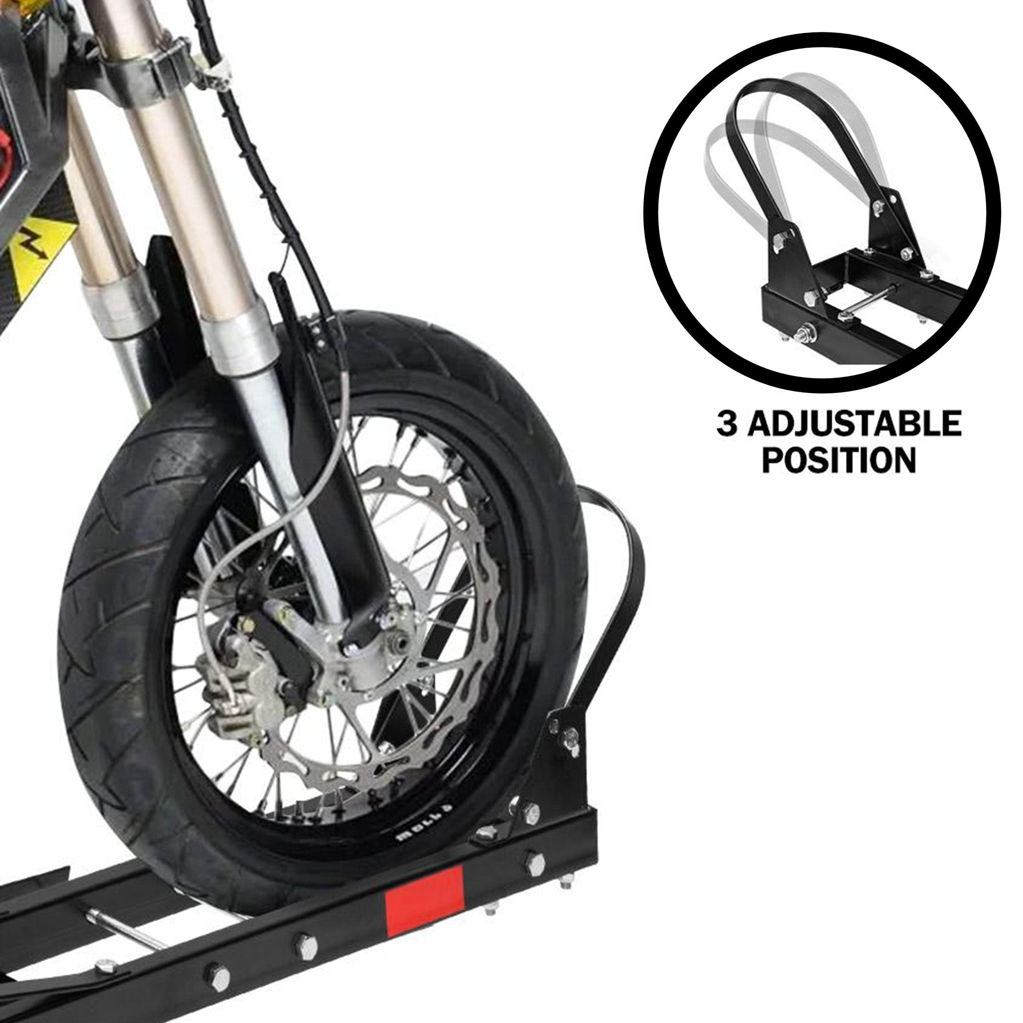 Motorcycle Motorbike Carrier Rack 2" Towbar Arm Dirt Bike Ramp Brake Lights view 5
