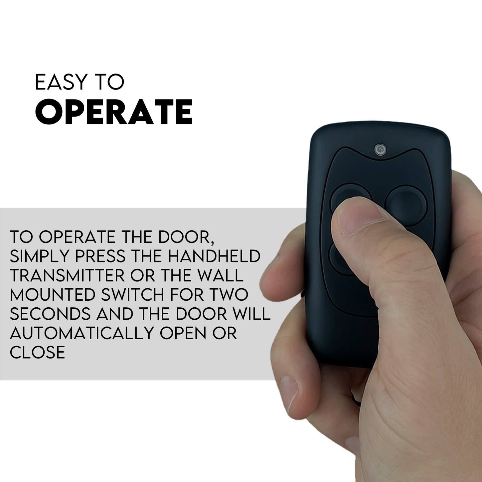 Automatic Roller Door Opener Garage Powerful 1200N Motor Garage 22m2; Rolling AU view 4