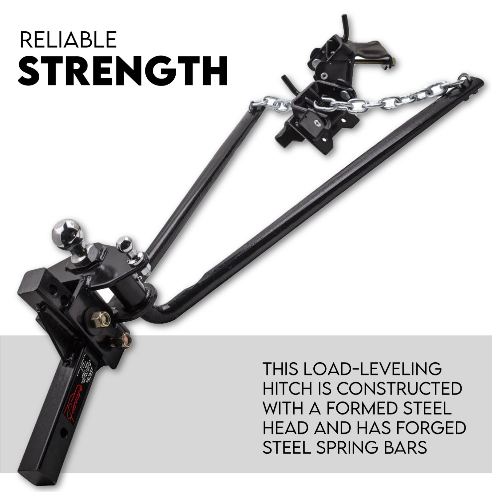 Weight Distribution Hitch System Load Leveller Caravan Anti Sway Bars 800Lb view 3