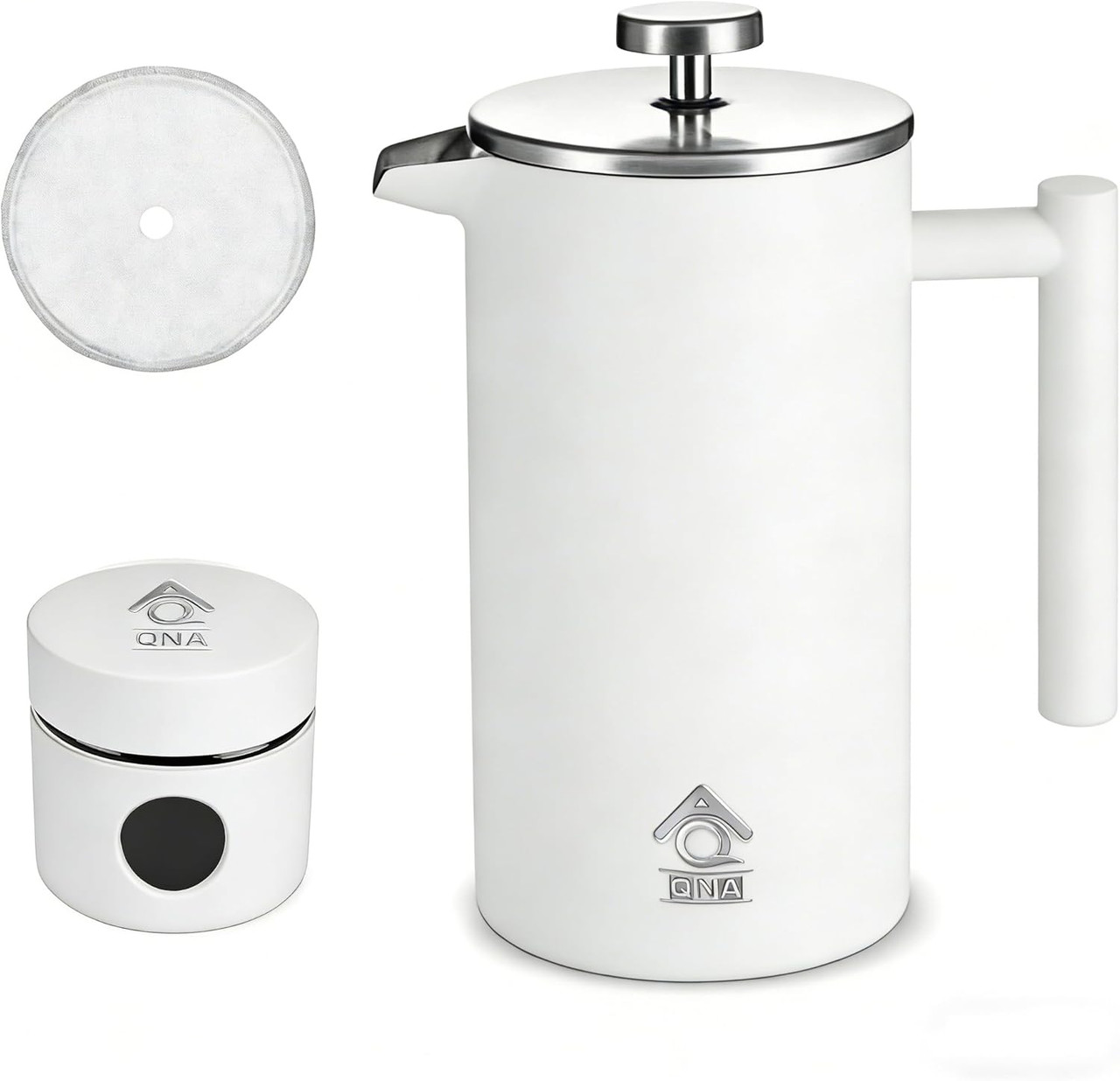 French Press Coffee Maker 350ml with Coffee Bean Can + Extra Filter Gift Set