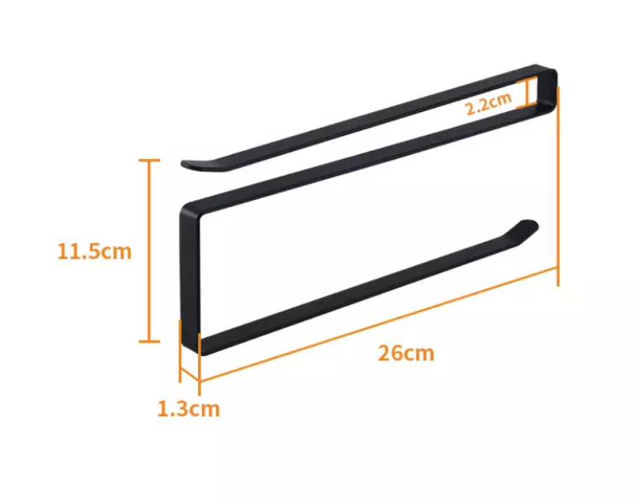 Paper Roll Holder Under Cabinet Black view 4