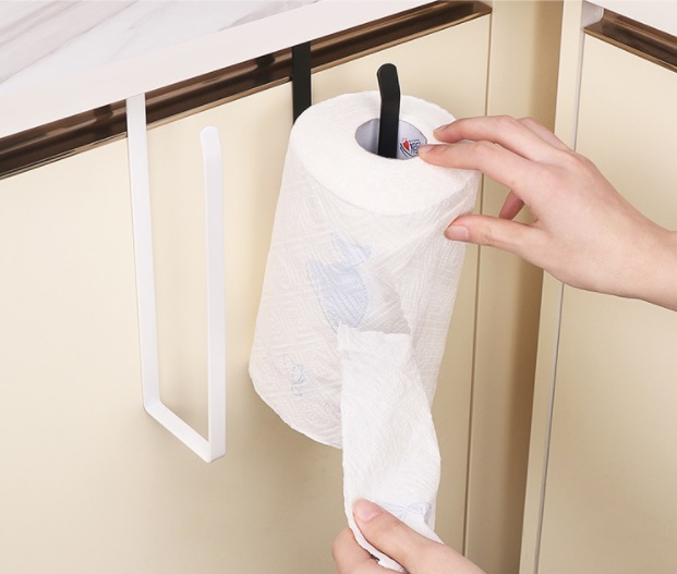Paper Roll Holder Under Cabinet Black view 5