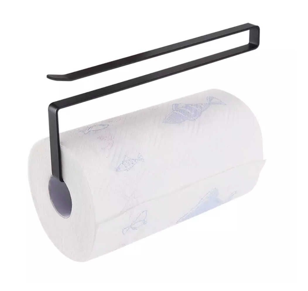 Paper Roll Holder Under Cabinet Black view 2