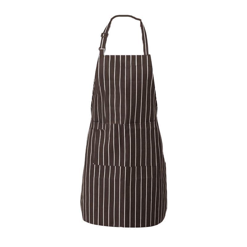 Apron with Pocket 2Pcs Chef Butcher Kitchen Cooking Baking Restaurant Wear - Black view 7