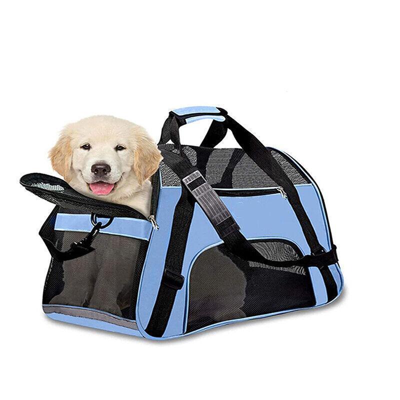 Pet Carrier Bag Portable Large Cat Dog Comfort Tote Travel Bag Airline view 5
