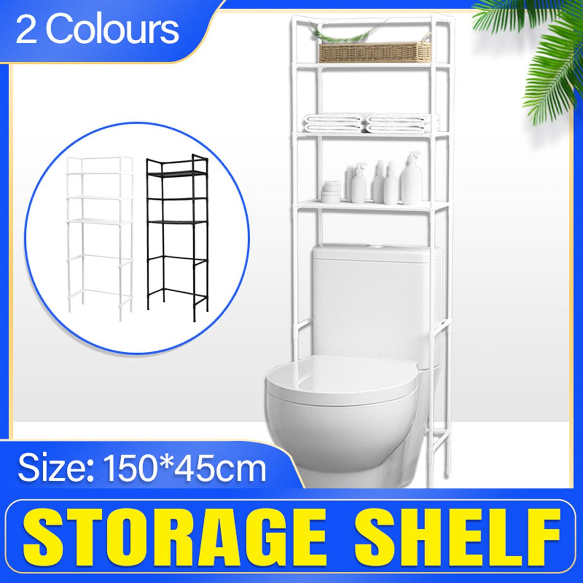 Bathroom Rack Over Toilet Washing Machine Shelf Storage Organizer Stand Unit