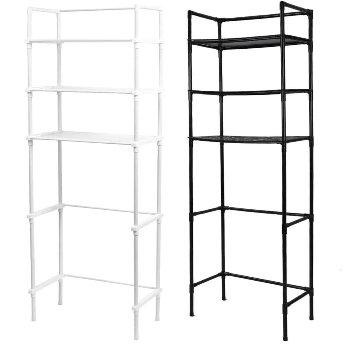 Bathroom Rack Over Toilet Washing Machine Shelf Storage Organizer Stand Unit view 2