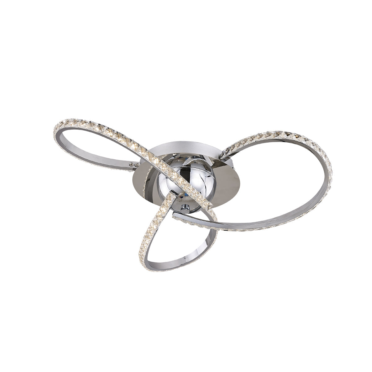 Irie Dimmable 3 Lights LED Ceiling Light - Chrome view 2