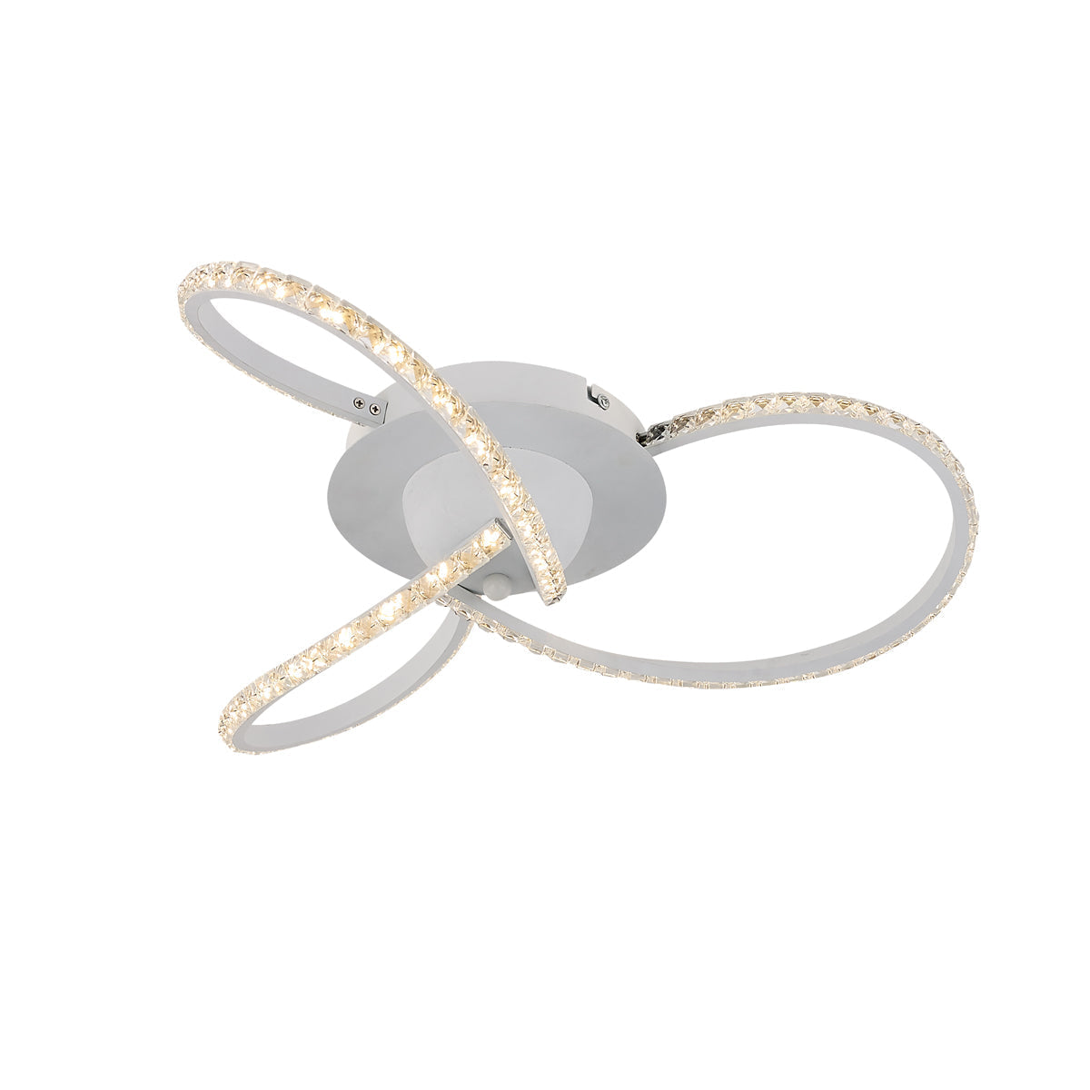 Irie Dimmable 3 Lights LED Ceiling Light - White view 2