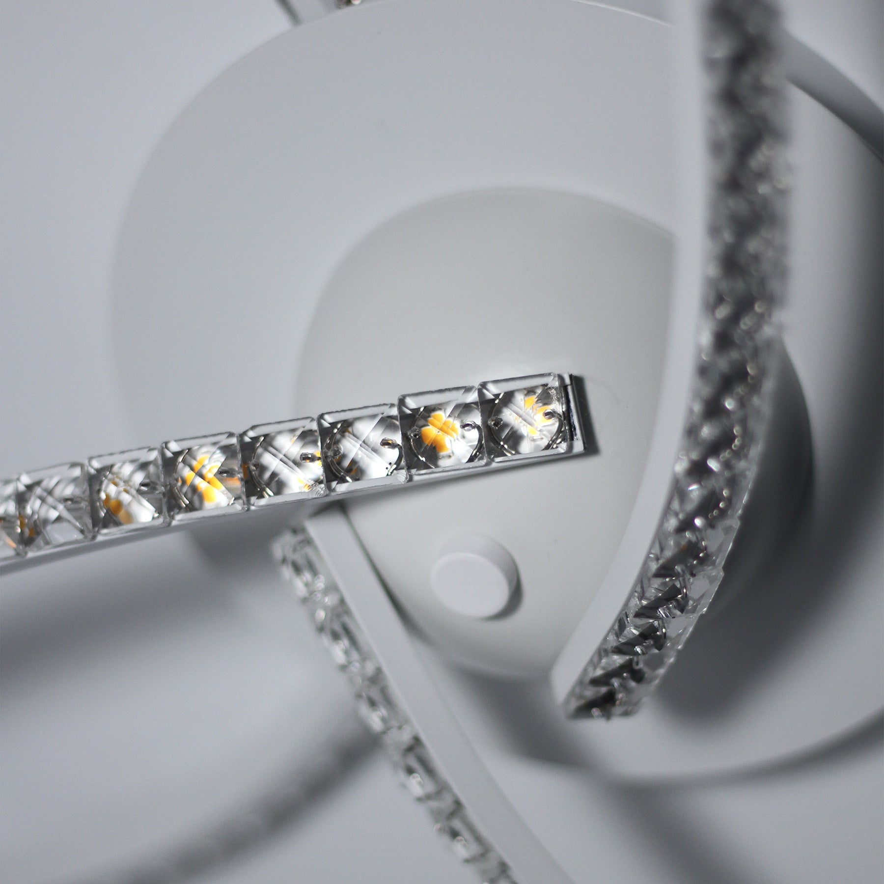 Irie Dimmable 3 Lights LED Ceiling Light - White view 4