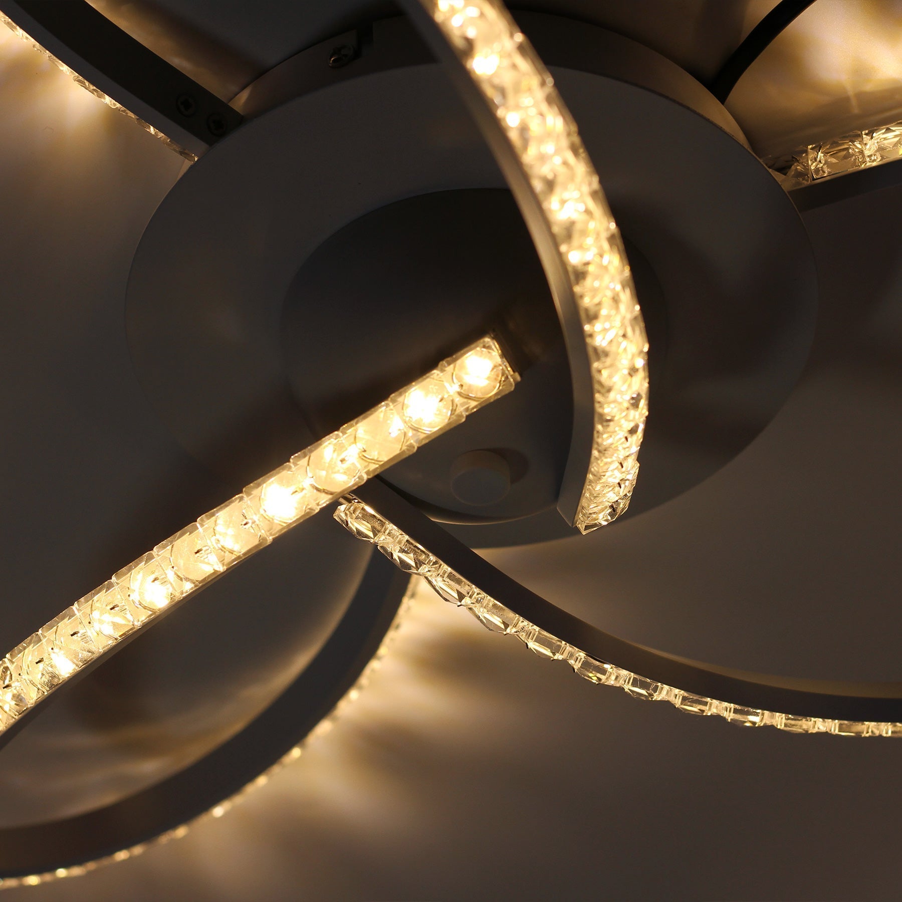 Irie Dimmable 3 Lights LED Ceiling Light - White view 9