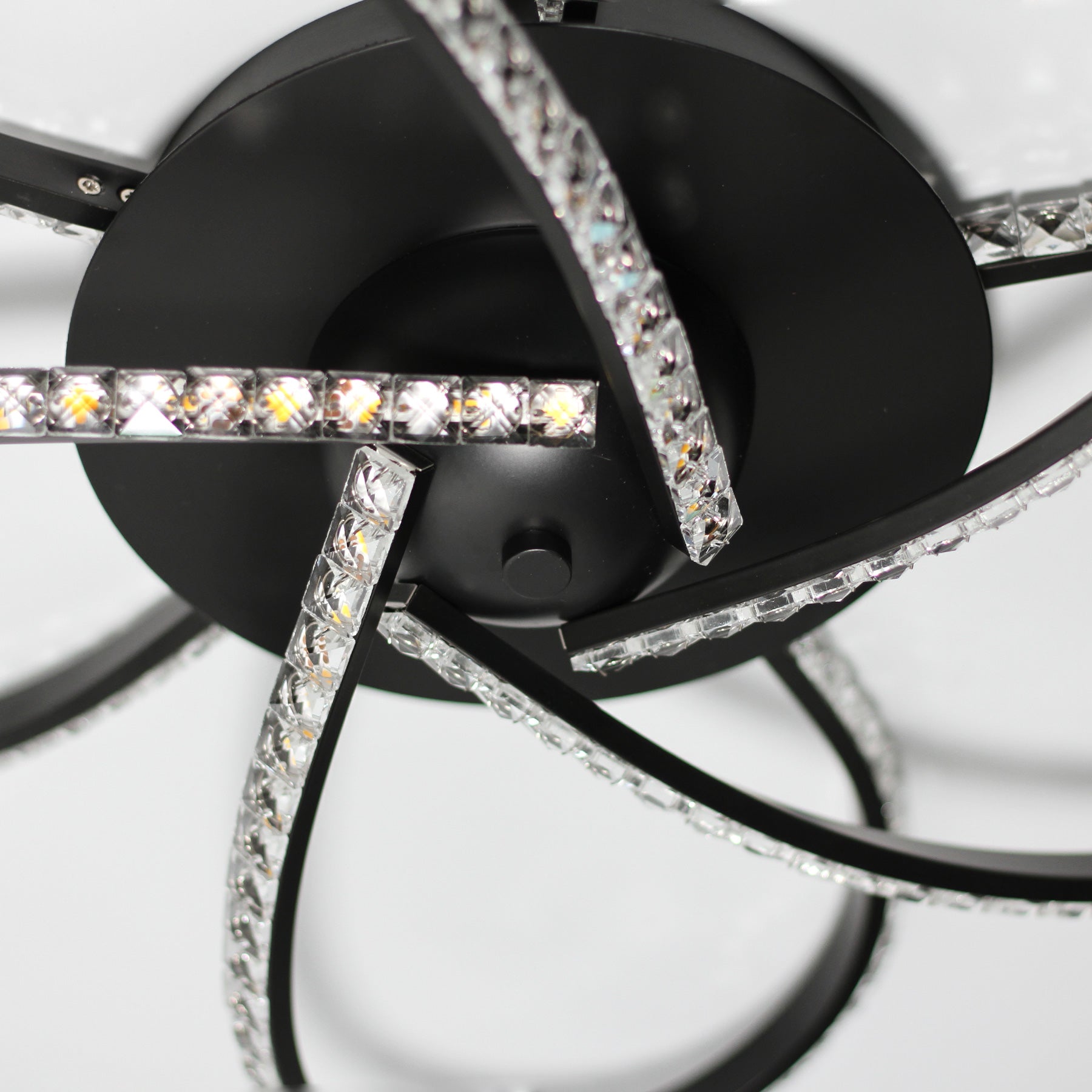 Irie Dimmable 5 Lights LED Ceiling Light - Black view 3