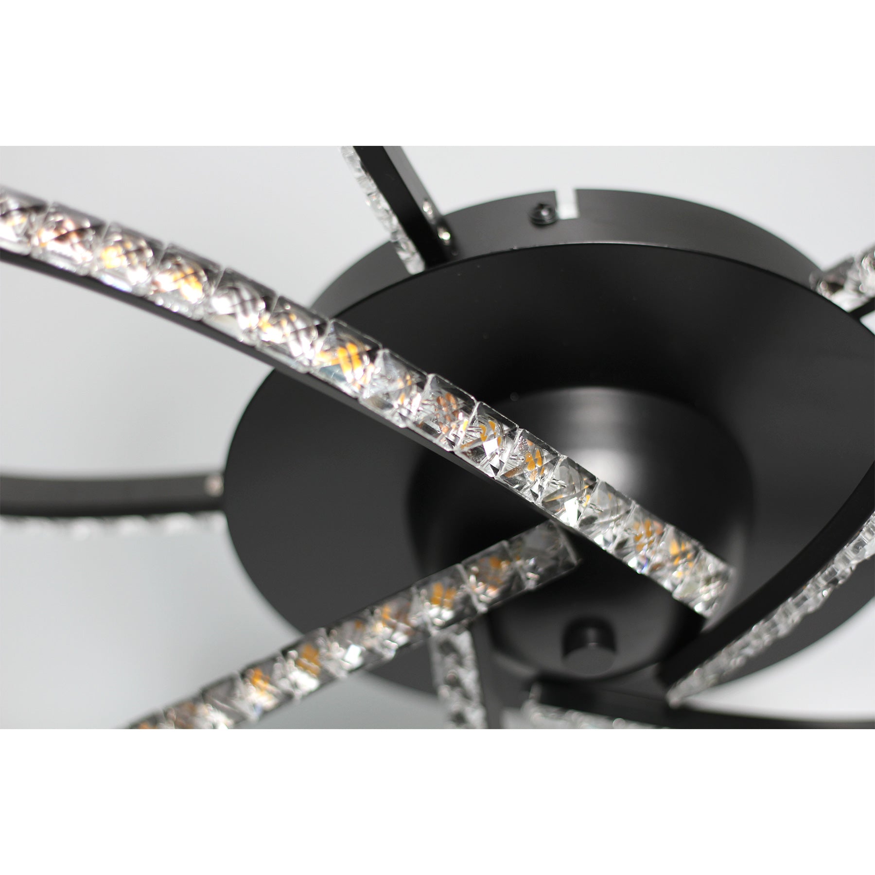 Irie Dimmable 5 Lights LED Ceiling Light - Black view 5