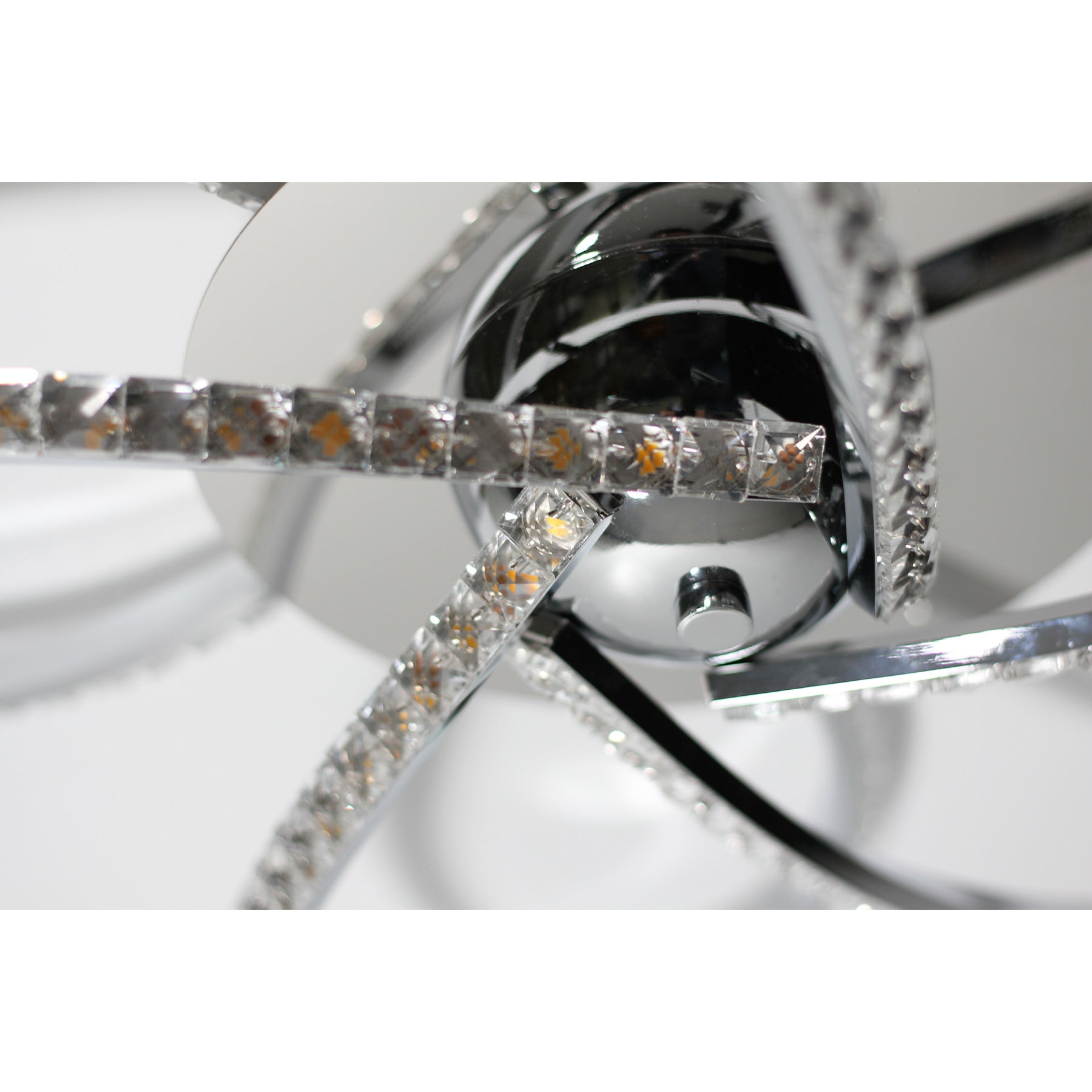 Irie Dimmable 5 Lights LED Ceiling Light - Chrome view 4