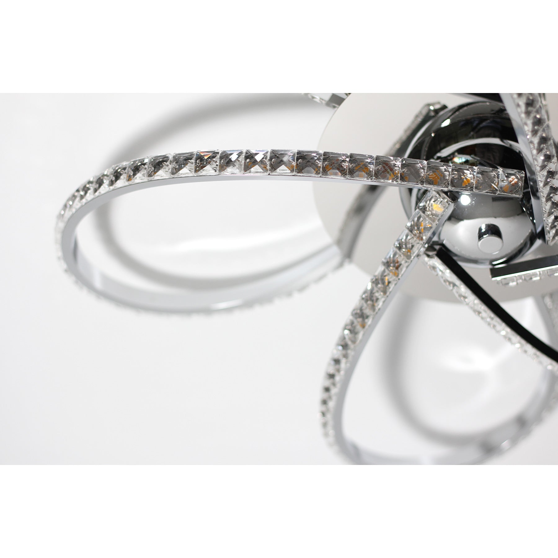 Irie Dimmable 5 Lights LED Ceiling Light - Chrome view 5
