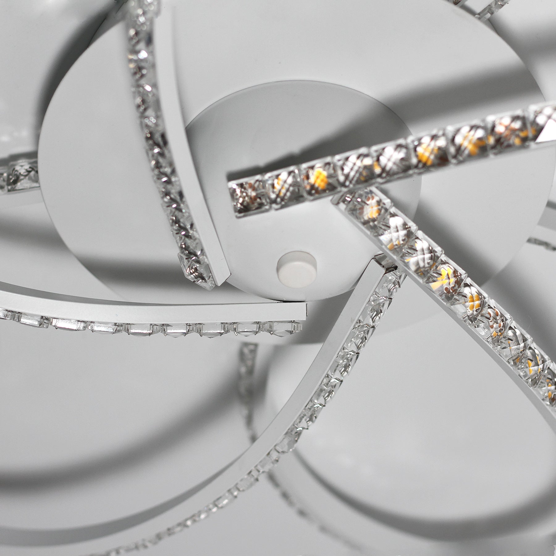 Irie Dimmable 5 Lights LED Ceiling Light - White view 3