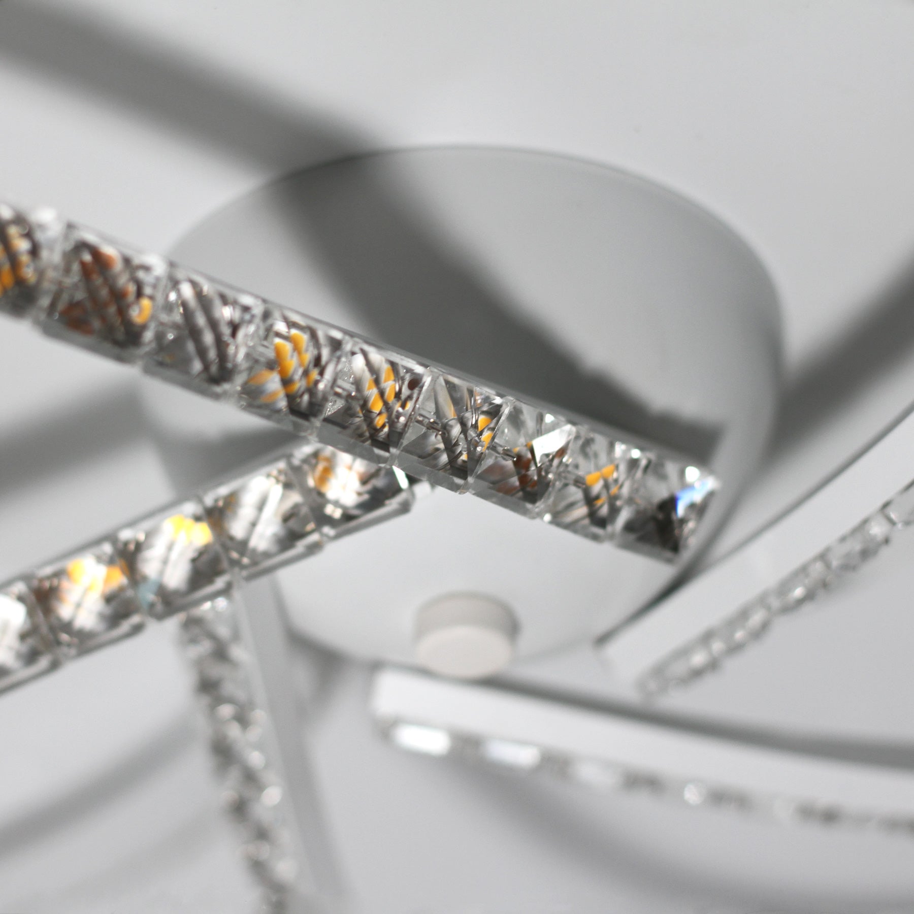 Irie Dimmable 5 Lights LED Ceiling Light - White view 4