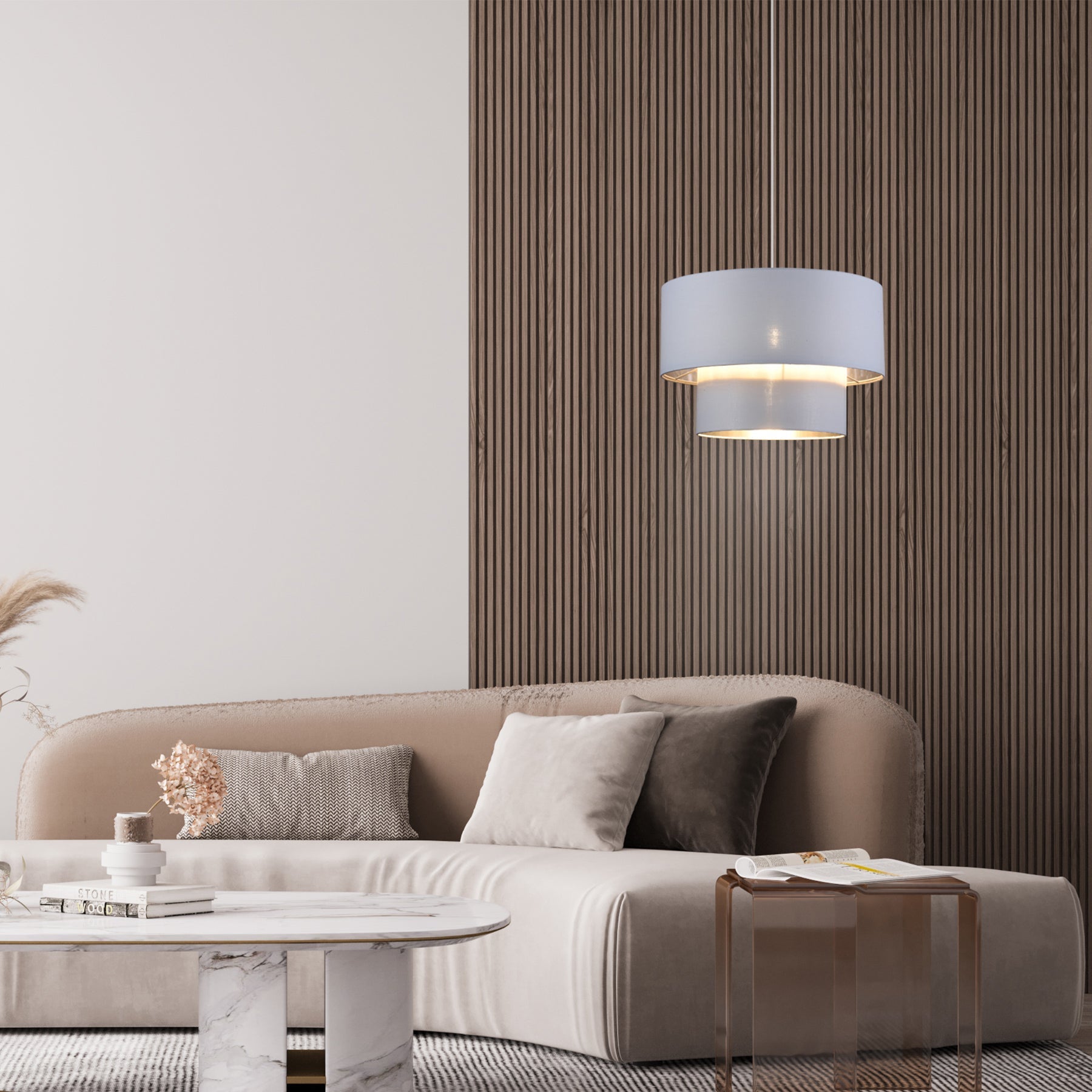 Rabiya Pendant Light - White view 7
