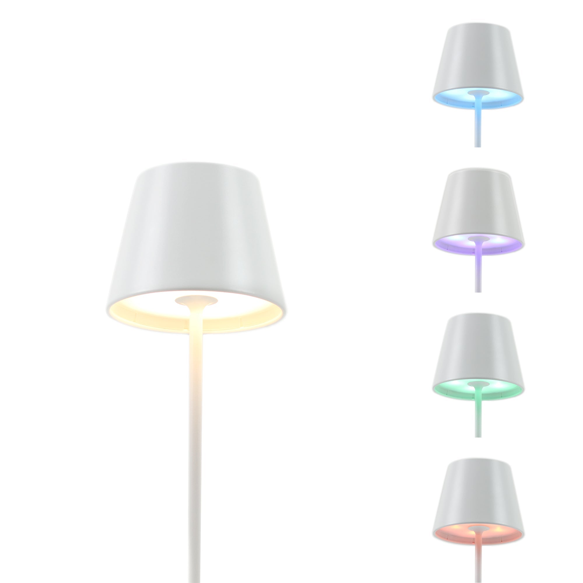 Enoki Portable RGB Table Lamp - White view 3