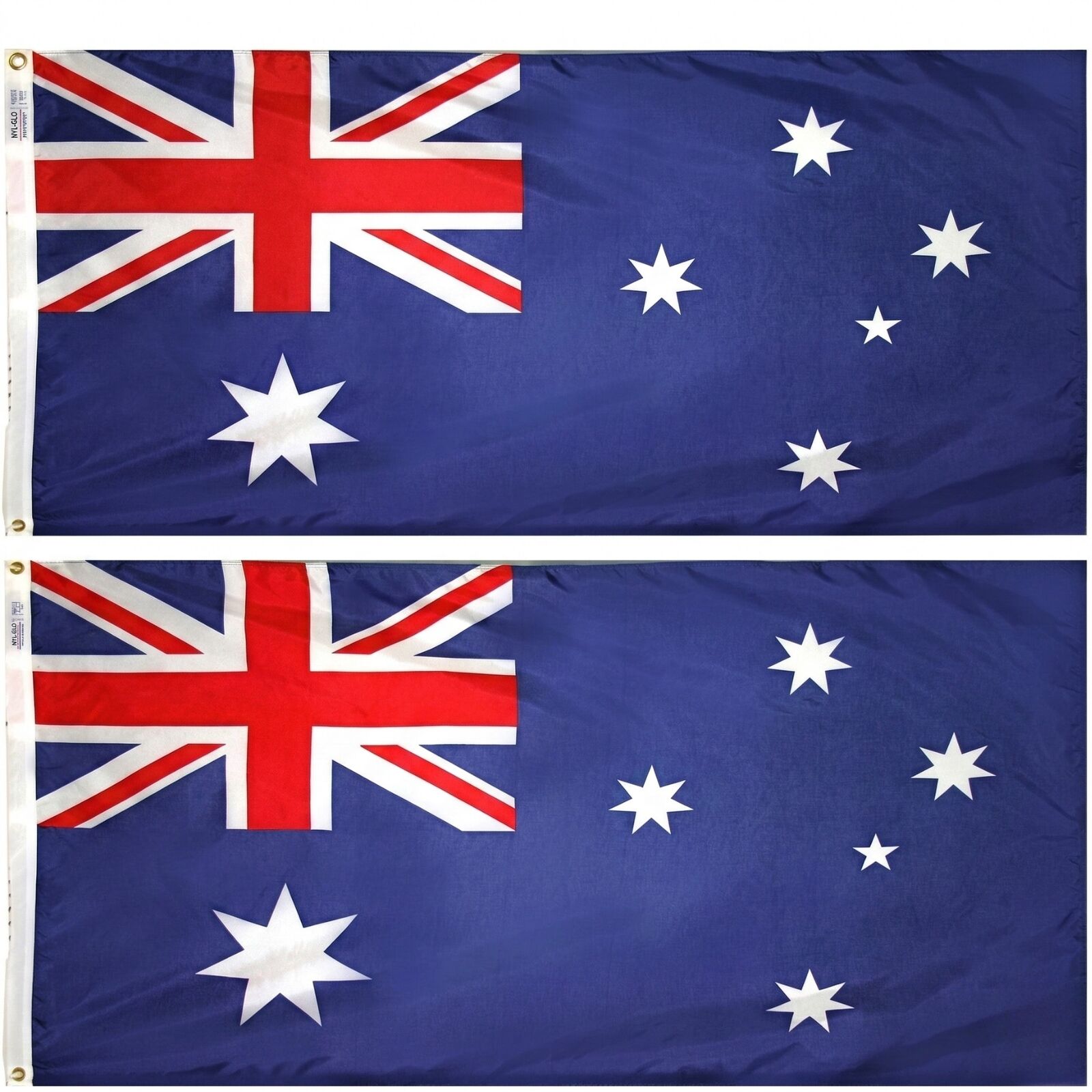 2x AUSTRALIA FLAG Aussie Australian Day Souvenir National 180cm x 90cm - Large view 2