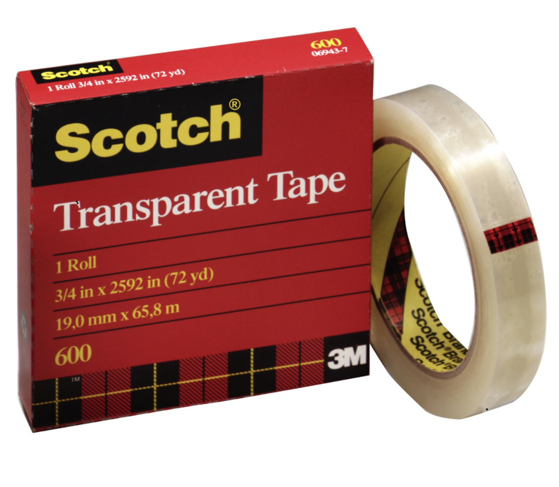 Scotch 3M Transparent Tape 25.4Mm x 65.8M view 2