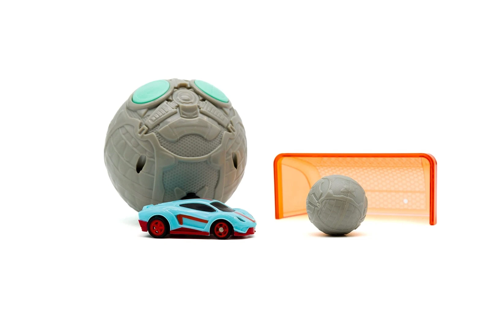 Rocket League Toy Micro RC Endo Car with Goal 2.4GHz Light Up in Blue view 2