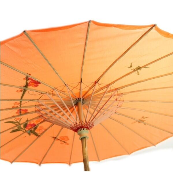 6x PARASOL UMBRELLA Chinese Japanese Bamboo Flower Pattern 80cm Large BULK view 4