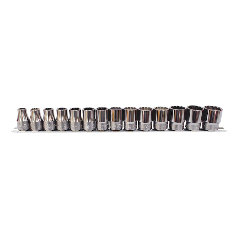 14pcs 1/2" Drive Multi Wrench Socket Set 10–24mm Chrome Vanadium Metric Imperial view 2