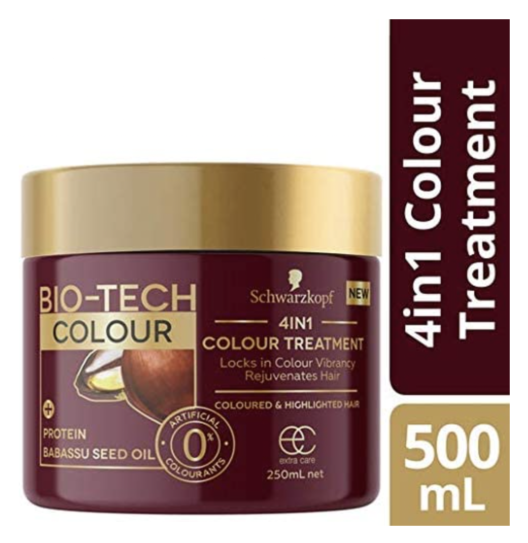 Schwarzkopf Bio-Tech 4-in-1 Colour Treatment Protein Babassu Seed Oil 250ml view 3