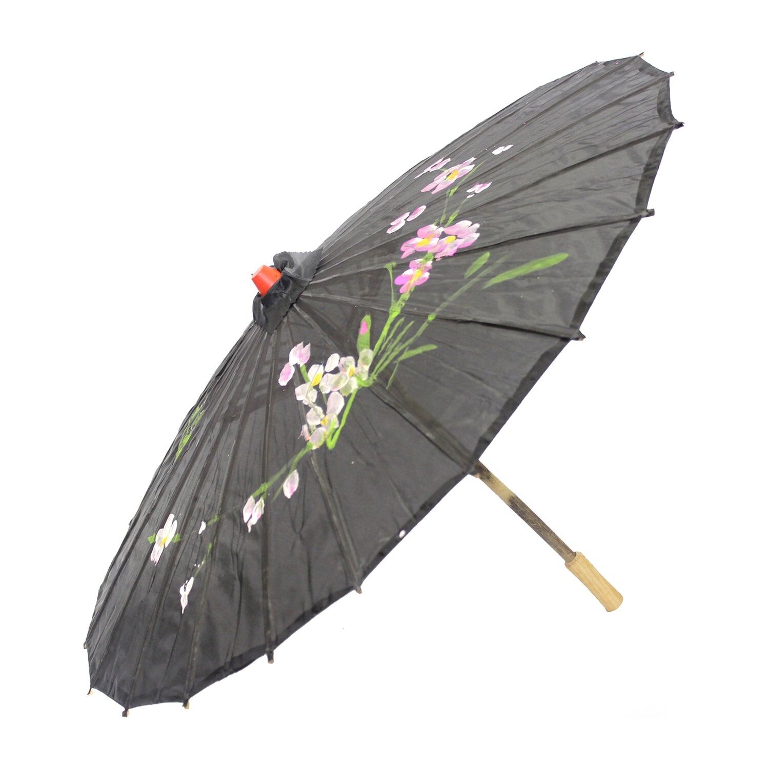 12x PARASOL UMBRELLA Chinese Japanese Bamboo Flower Pattern 80cm Large BULK view 3