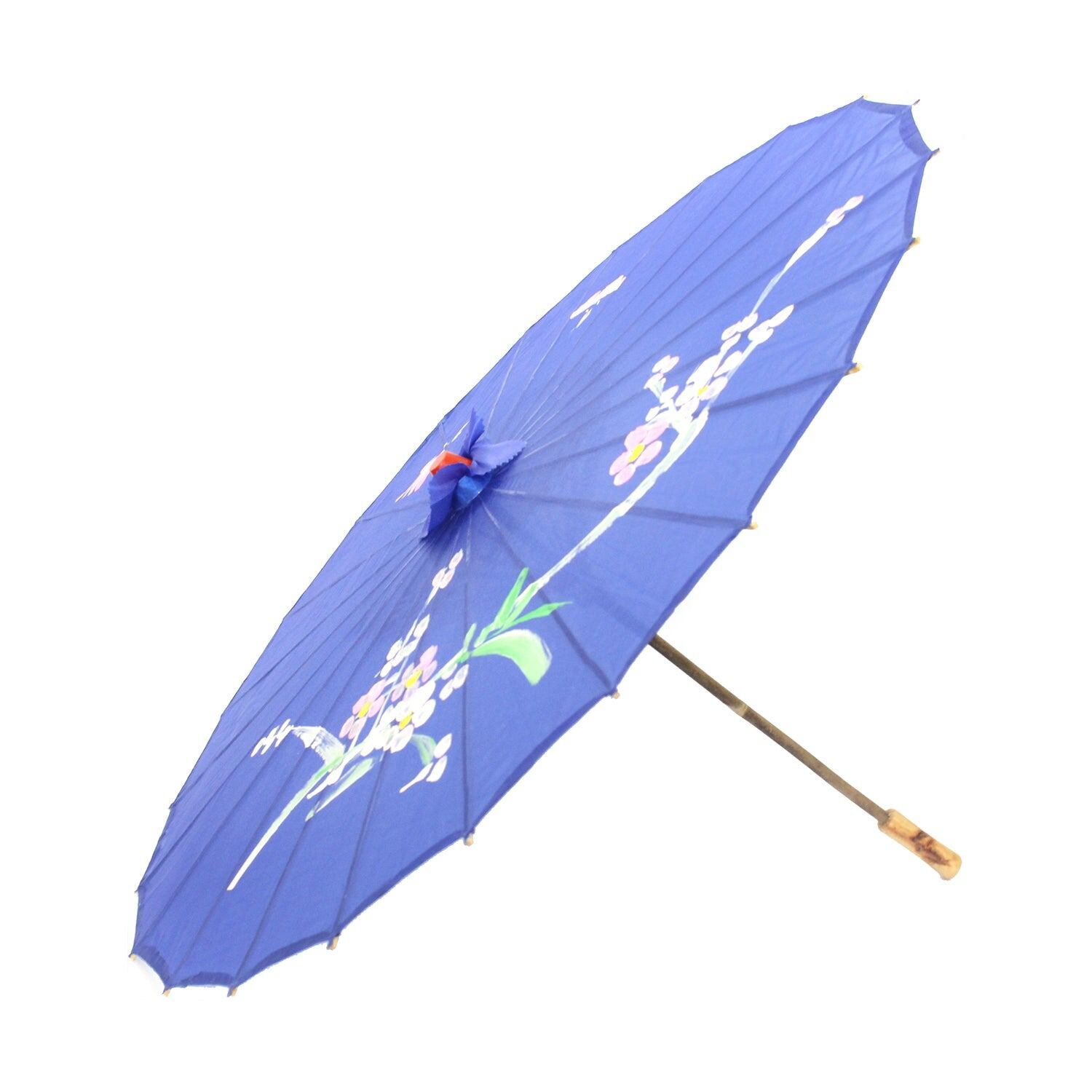 12x PARASOL UMBRELLA Chinese Japanese Bamboo Flower Pattern 80cm Large BULK view 5