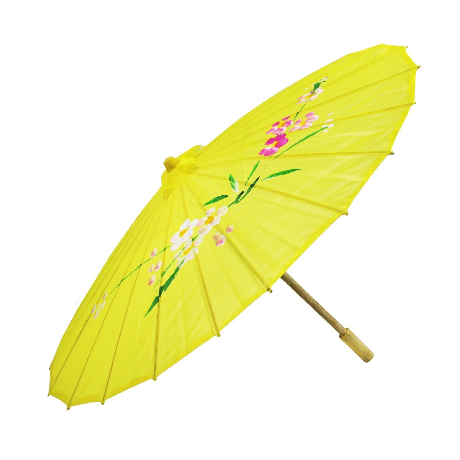 12x PARASOL UMBRELLA Chinese Japanese Bamboo Flower Pattern 80cm Large BULK view 13