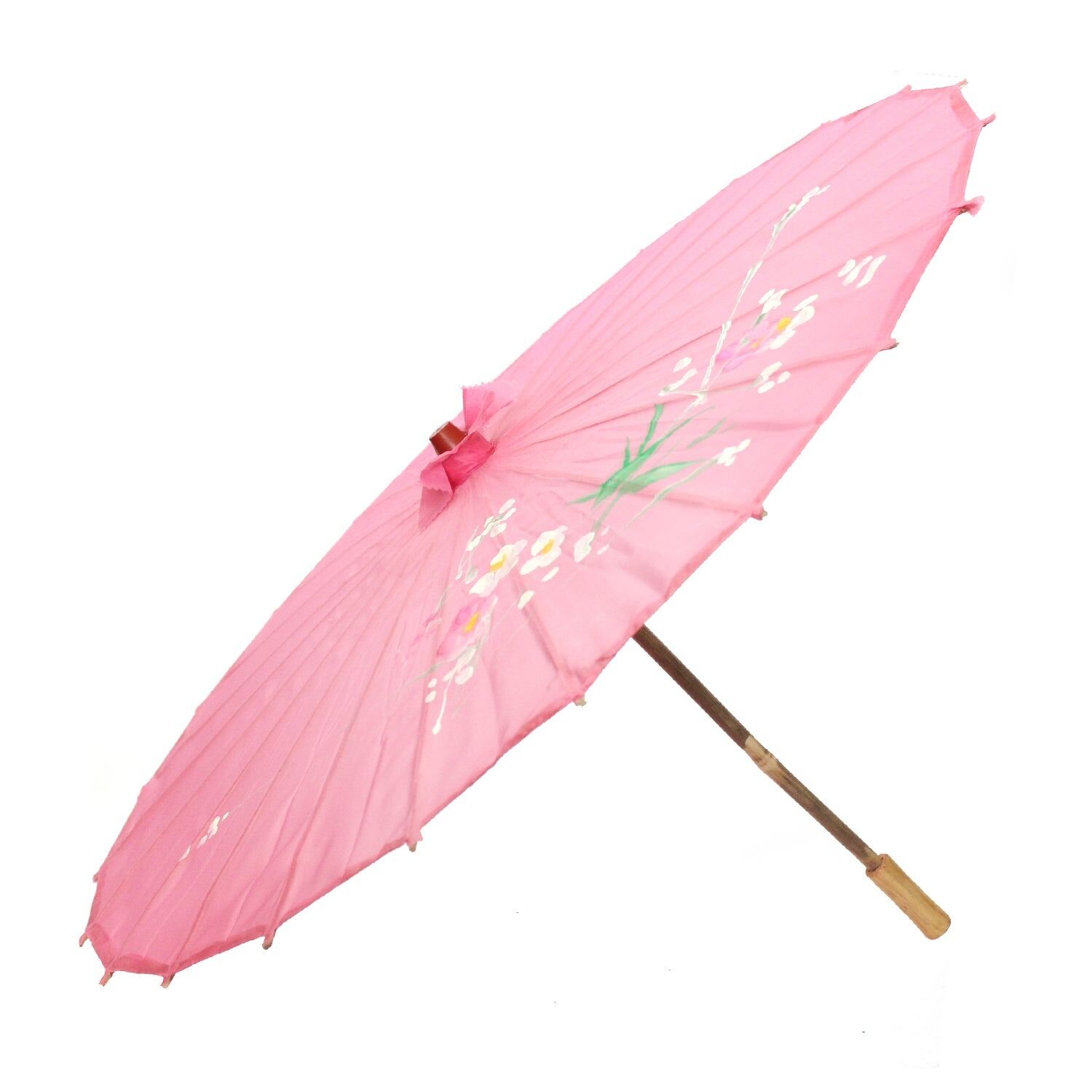 12x PARASOL UMBRELLA Chinese Japanese Bamboo Flower Pattern 80cm Large BULK view 3