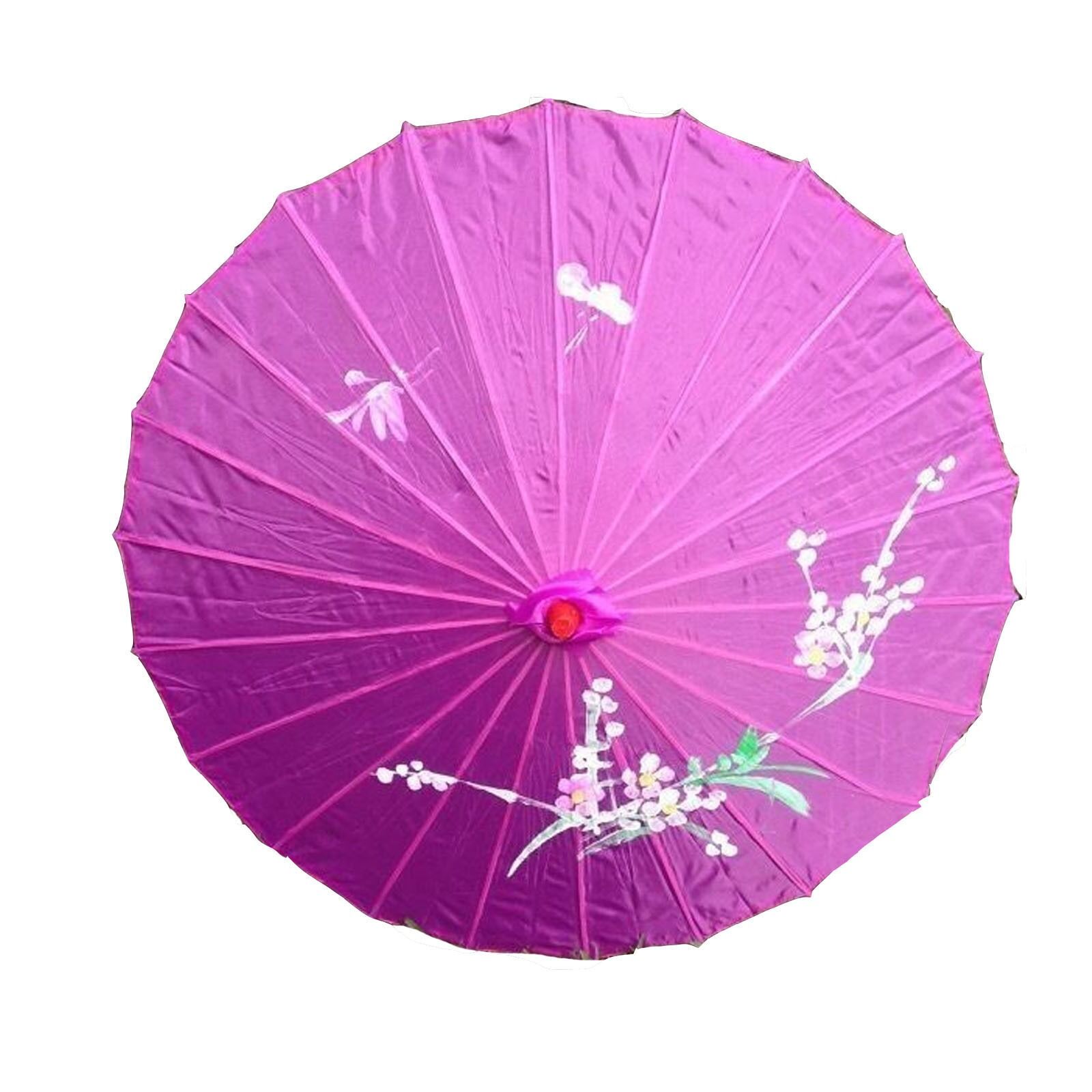 12x PARASOL UMBRELLA Chinese Japanese Bamboo Flower Pattern 80cm Large BULK view 4