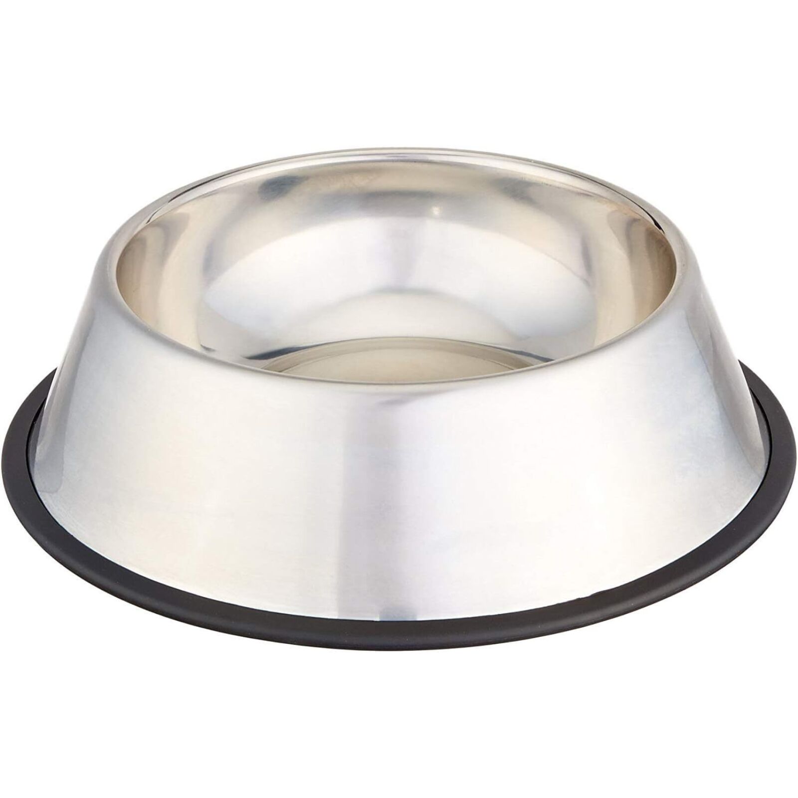 Non Slip Stainless Steel Dog Bowl Pet Cat Water Food Feeder Portable Puppy