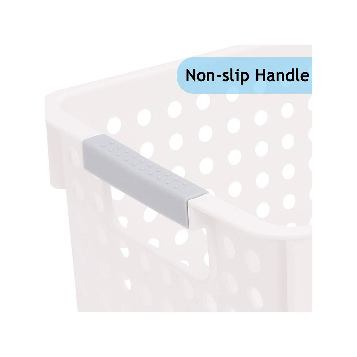 36x Premium Plastic Storage Basket Bulk w/ Grip Handles 29*13.5*12.5cm view 4