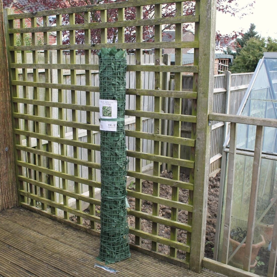 Artificial Ivy Leaf Hedging 3M x 1M Roll (Fake Ivy Roll) view 5