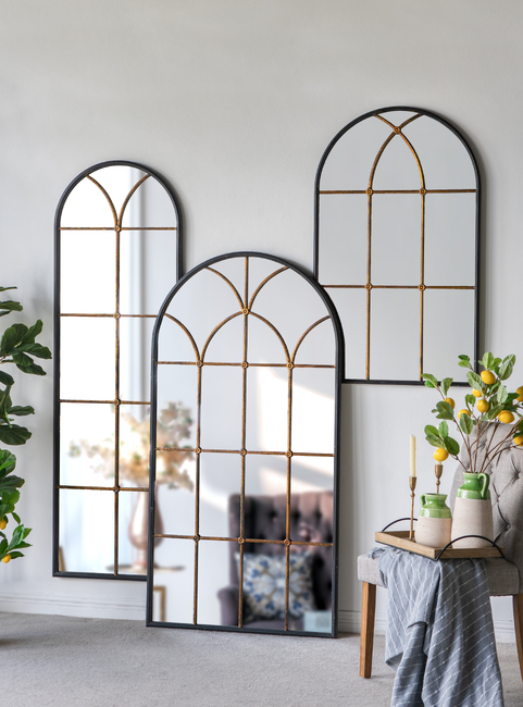 Argyll Arched Wall Mirror 127x79cm view 2