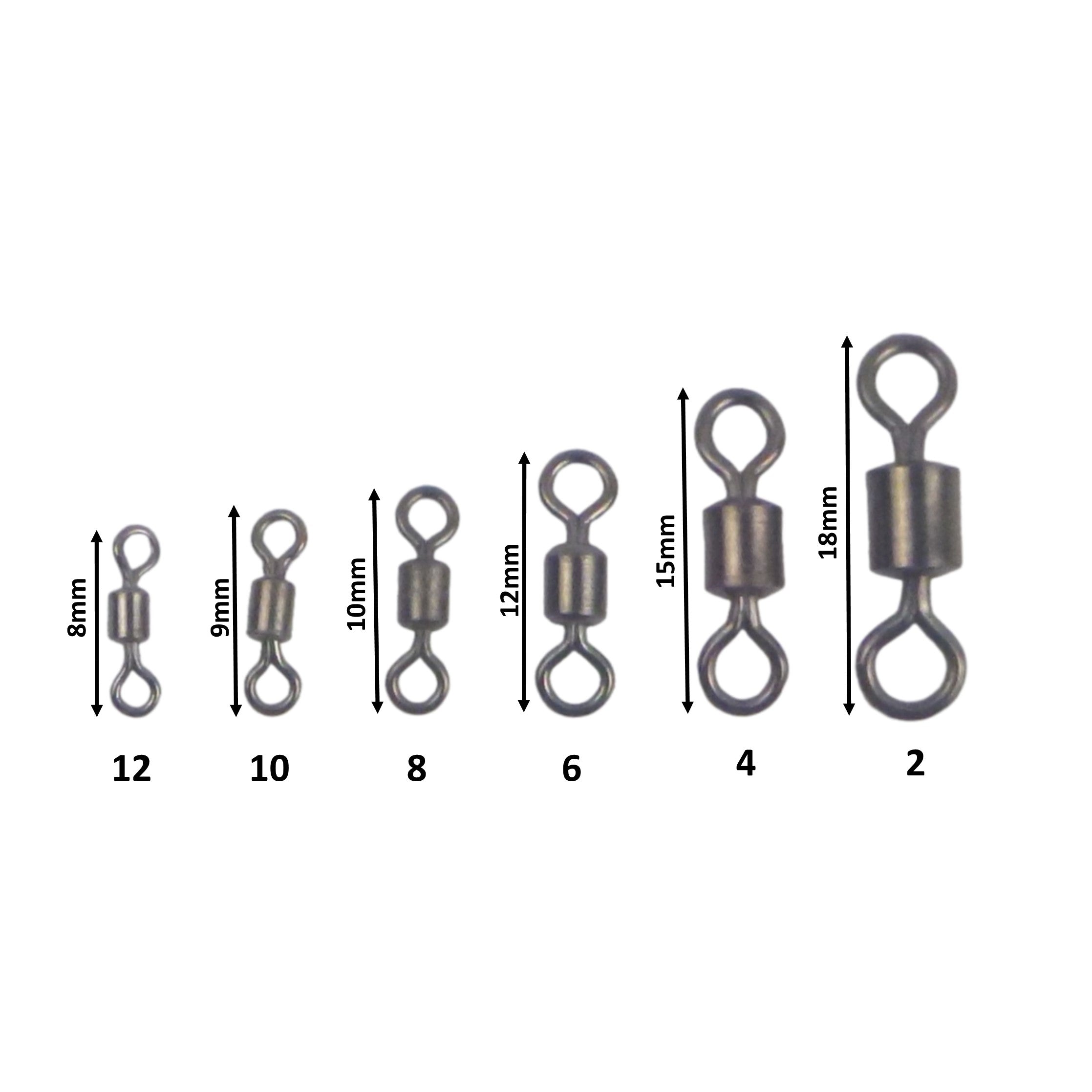 Swimerz Rolling Swivels, Size 8, 40 pack view 2
