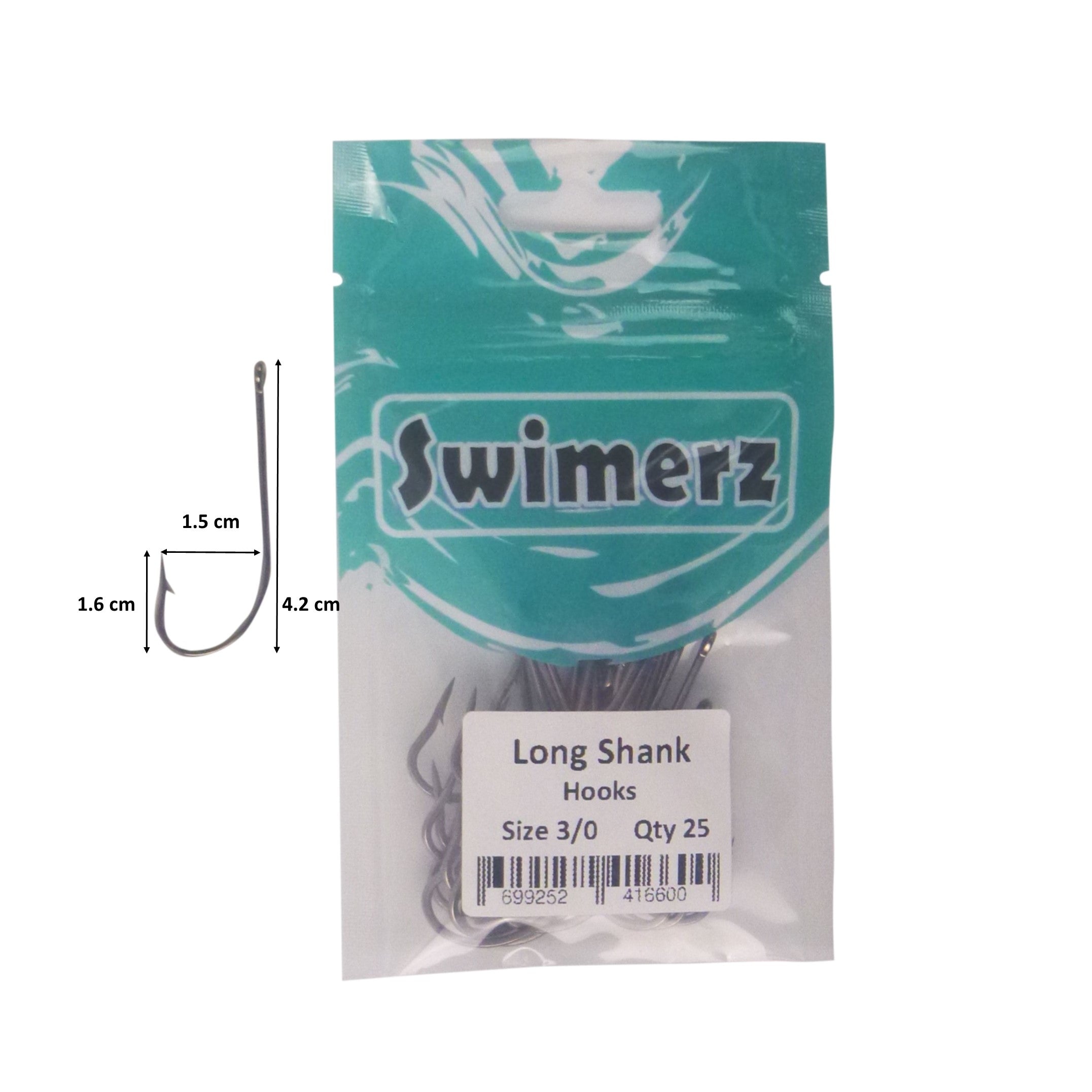 Swimerz 3/0 Long Shank Worm Hook 25 Pack view 3