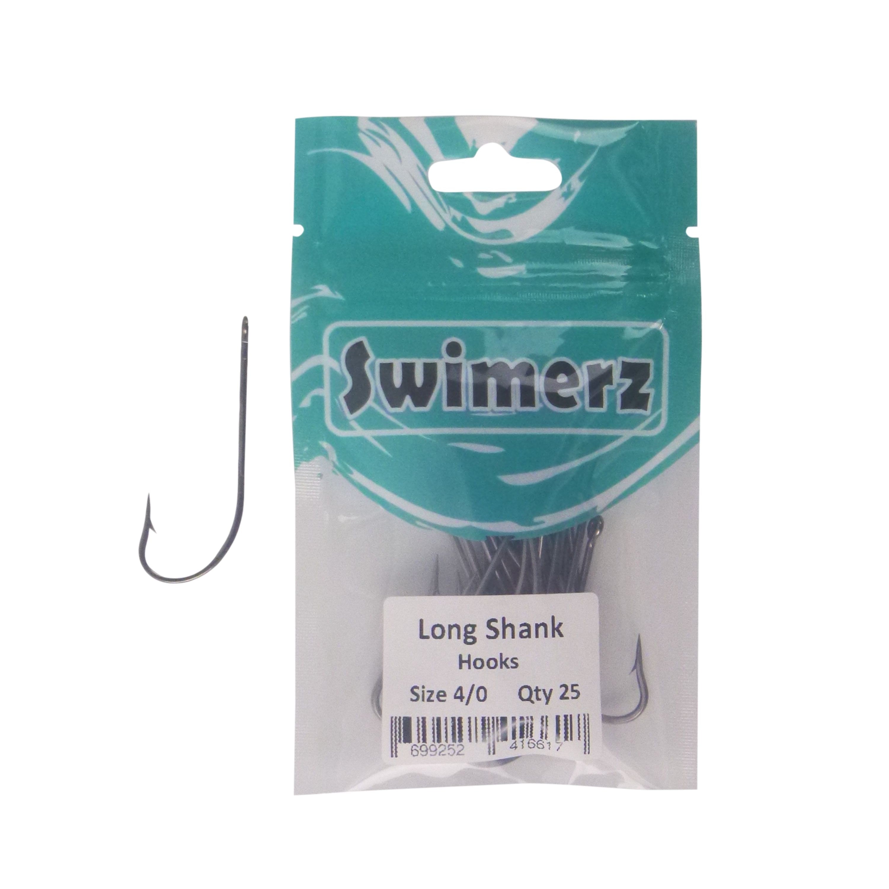 Swimerz 4/0 Long Shank Worm Hook 25 Pack view 2