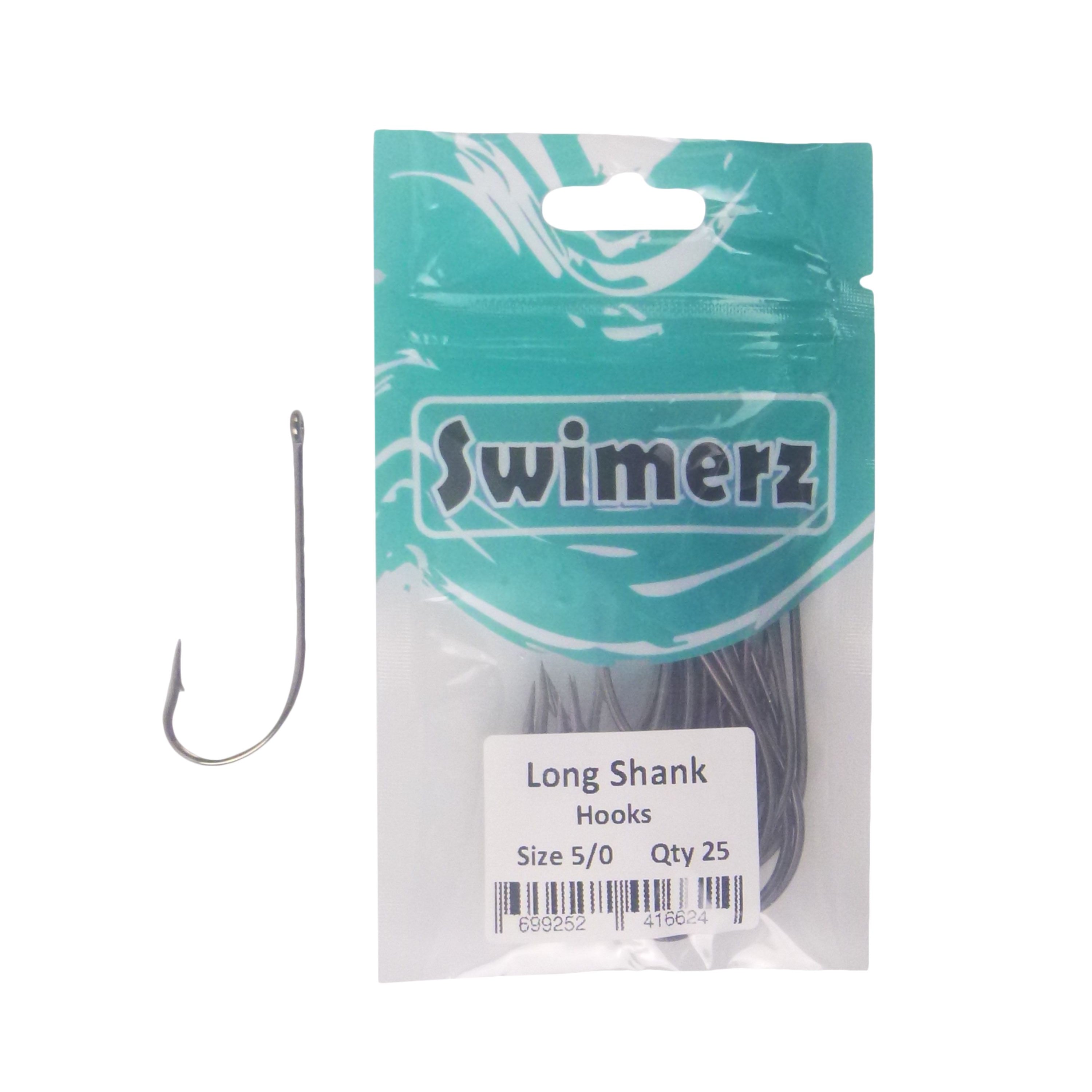 Swimerz 5/0 Long Shank Worm Hook 25 Pack view 2