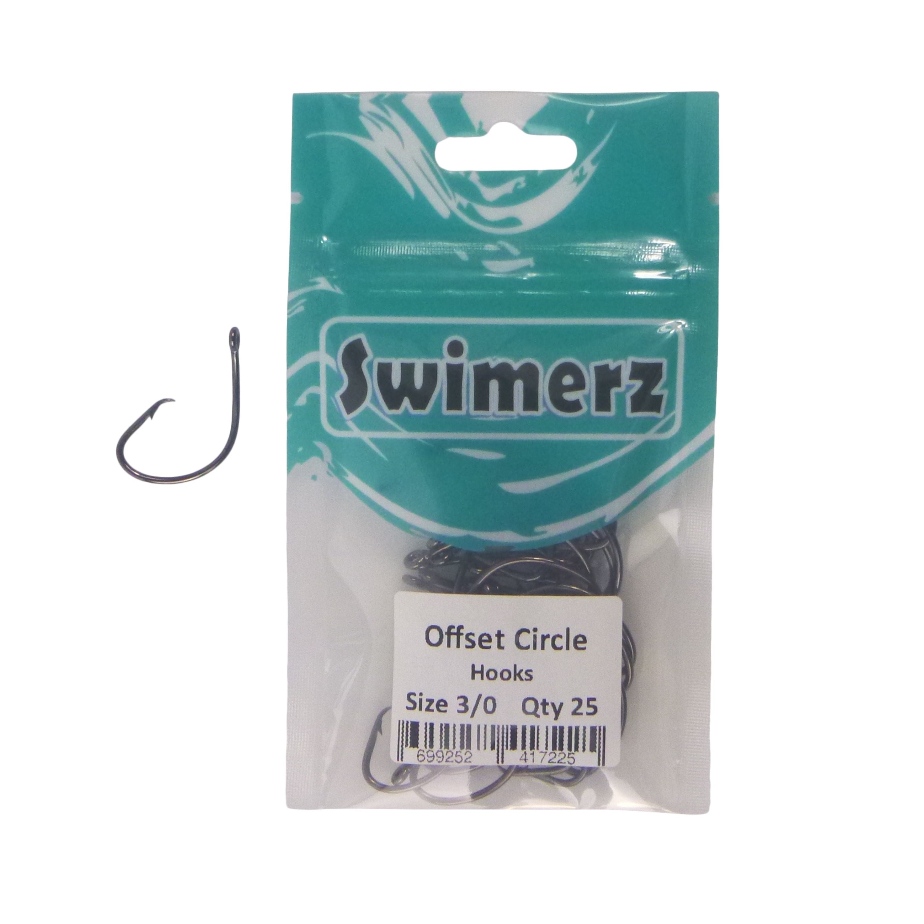 Swimerz 3/0 Offset Circle Hook 25 pack view 2