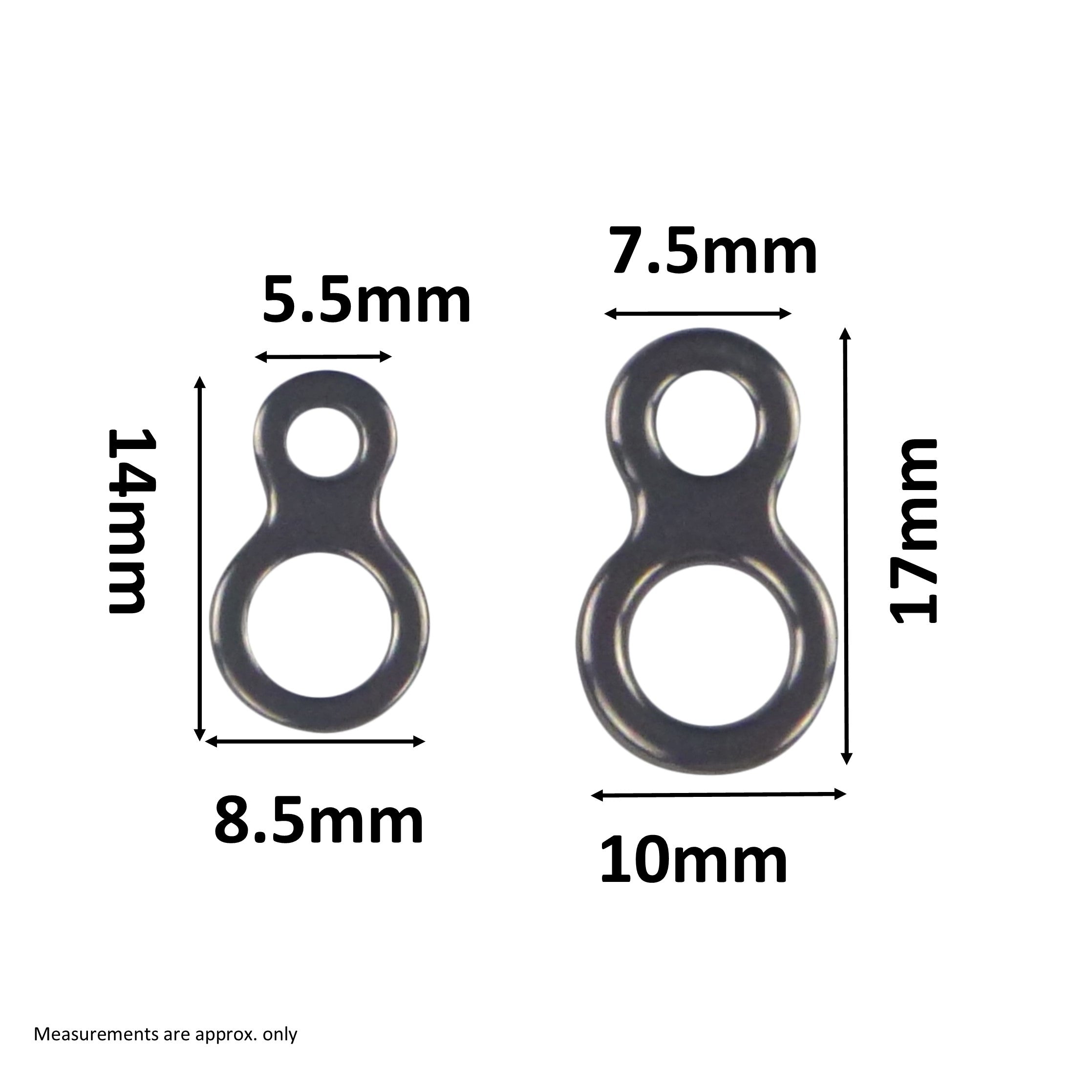 Swimerz 180kg Solid Double Rings, 14mm, 20 pack view 2