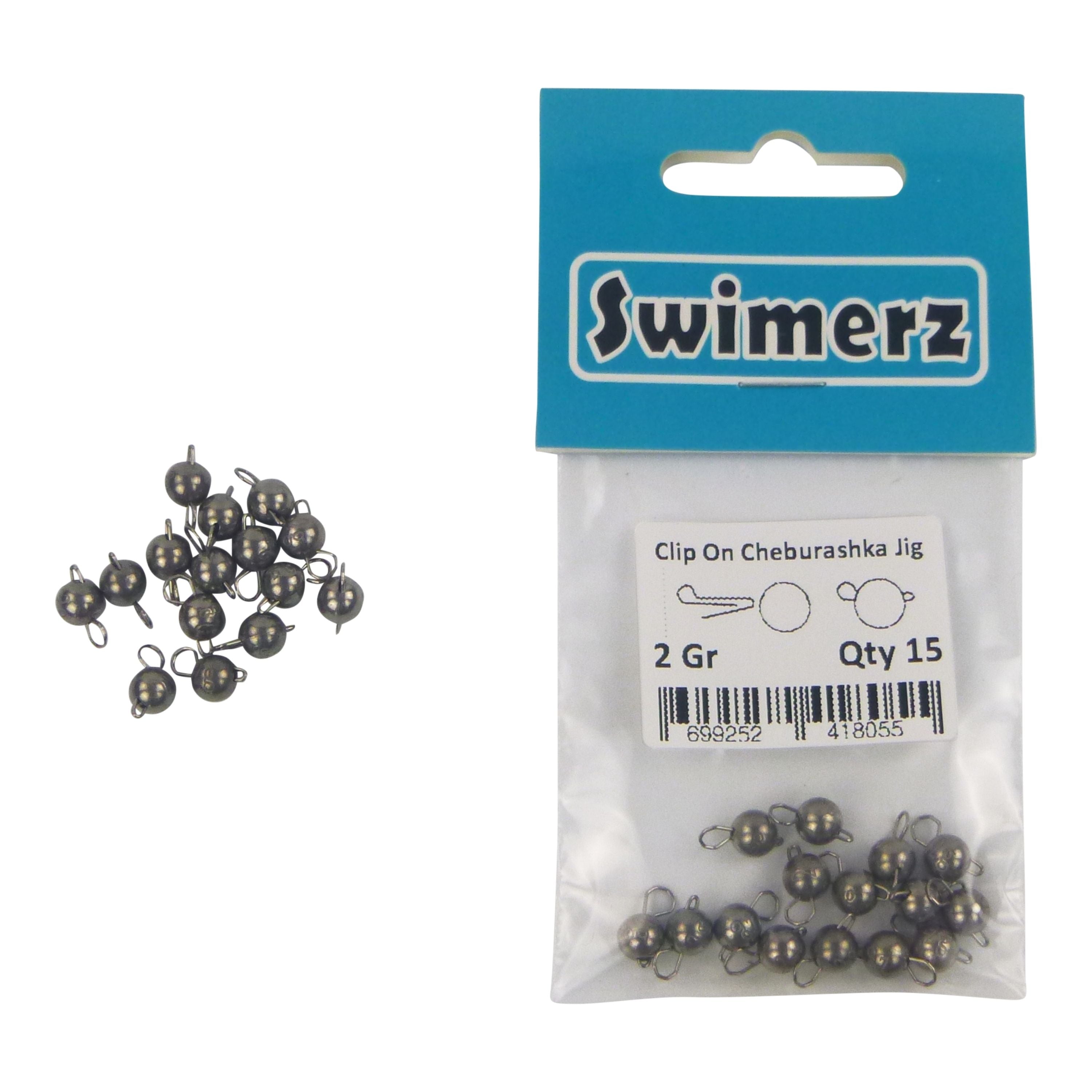 Swimerz 2 Gram Cheburashka Clip-On Jig Head 15 Pack view 3