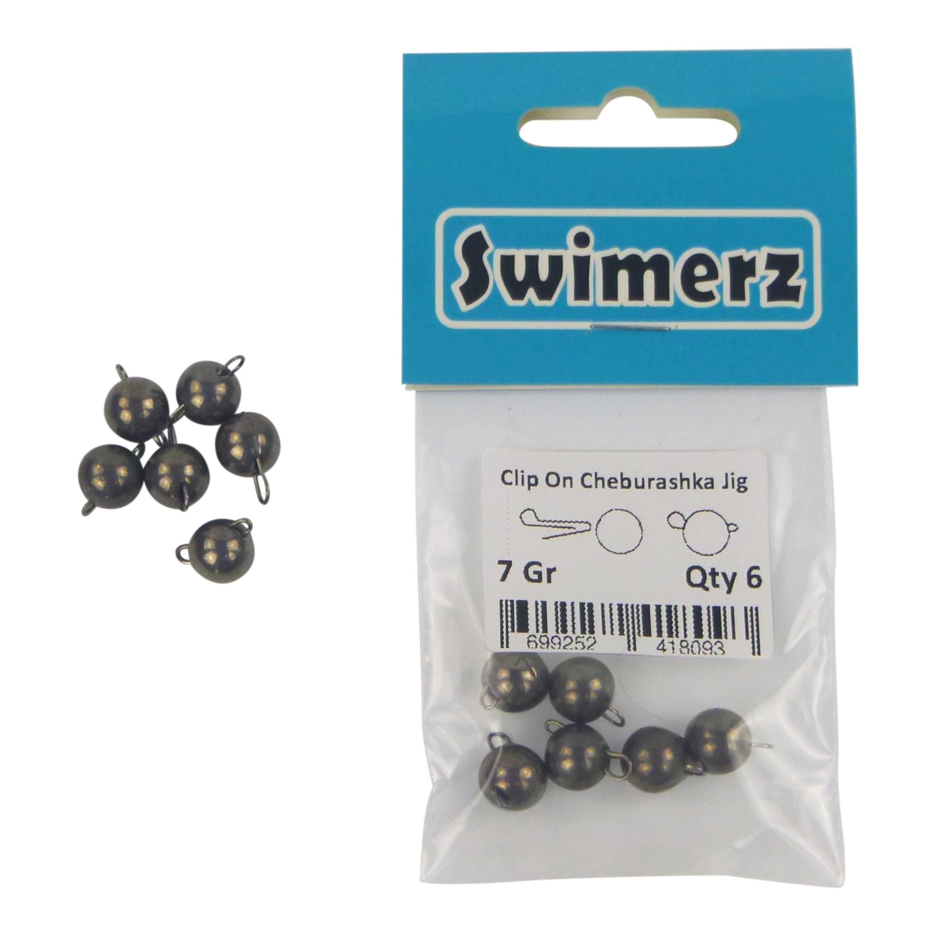 Swimerz 7 Gram Cheburashka Clip-On Jig Head 6 Pack view 3