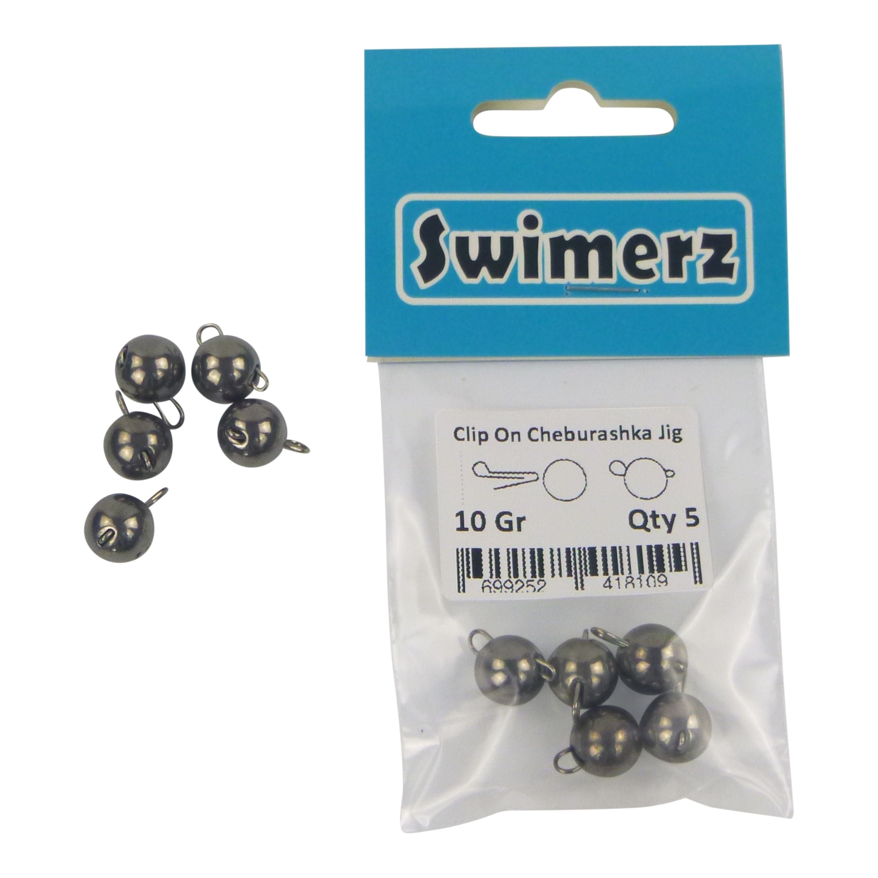 Swimerz 10 Gram Cheburashka Clip-On Jig Head 5 Pack view 3