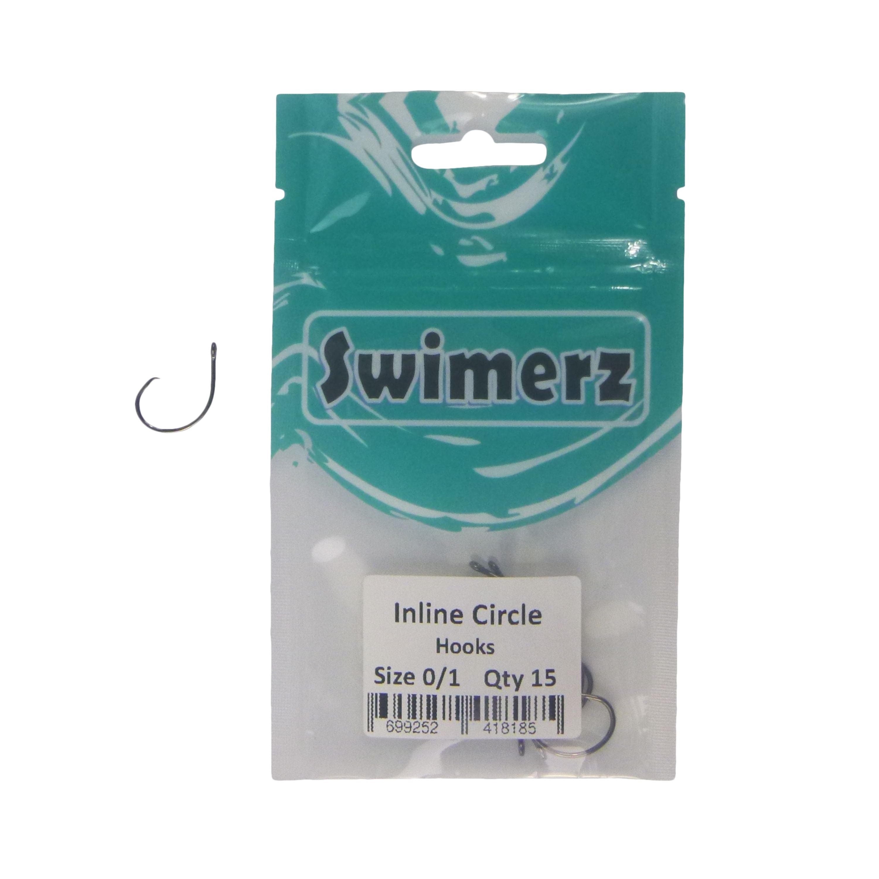 Swimerz 0/1 Inline Circle Hook 15 Pack view 2